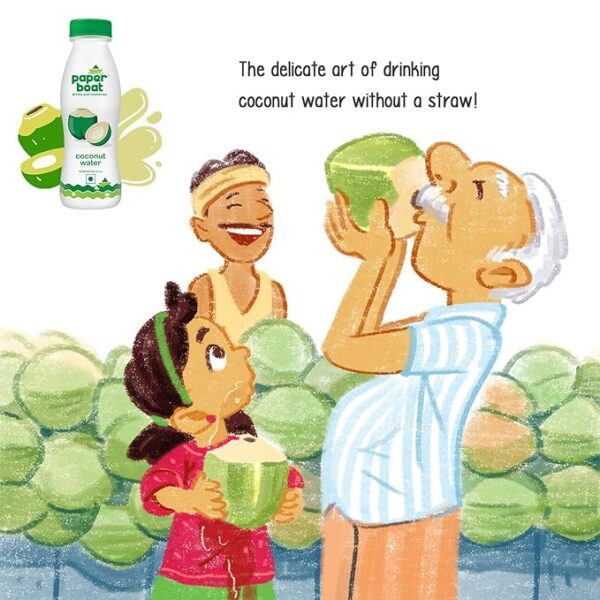 Paper Boat Coconut Water, Refreshing Coconut Flavour, Vital Minerals (Pack of 6, 200ml Each) - Image 2