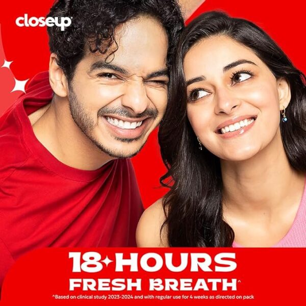 Close Up Closeup Everfresh+ Anti Germ Toothpaste|Triple Fresh Formula 600G|| (150G X 4) - Image 4