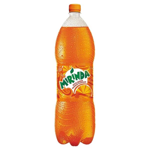 Mirinda - Orange Flavour Soft Drink, 2.25L Bottle
