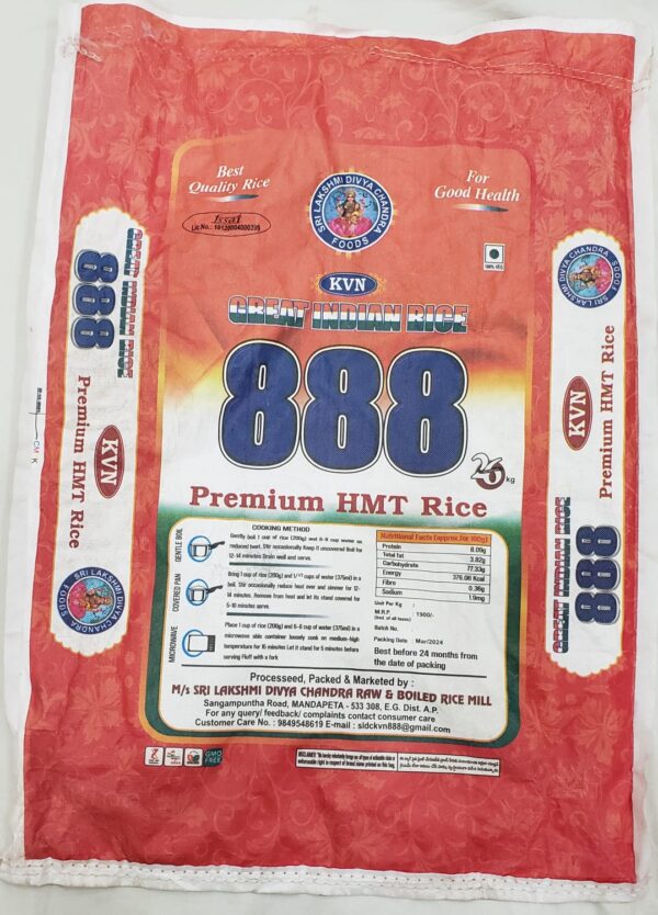 HIGH QUALITY HMT RICE 888 26 kg - Image 4