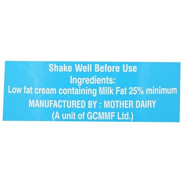 Amul Fresh Cream - 1L Carton - Image 2