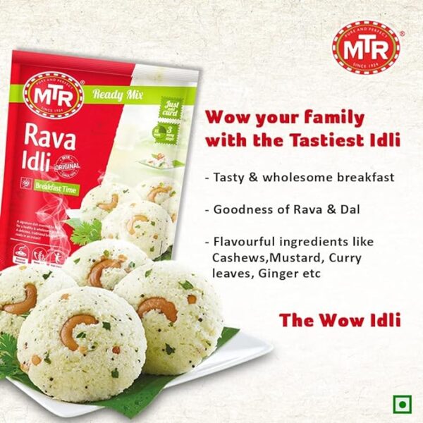 MTR Rava Idli Mix 1Kg - Image 5