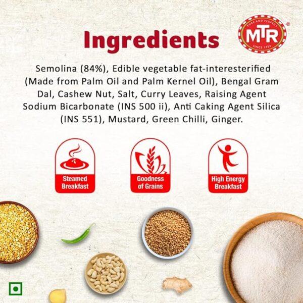 MTR Rava Idli Mix 1Kg - Image 4