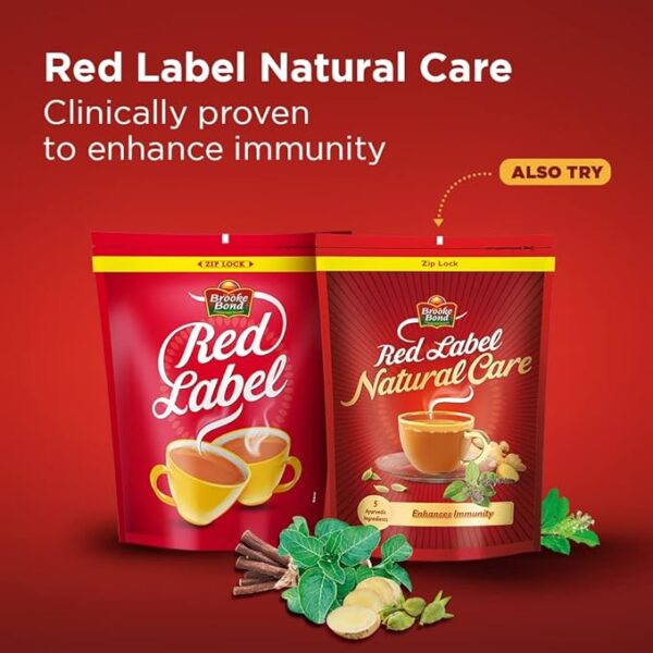 Red Label Tea 1 kg Pack, Strong Chai from the Best Chosen Leaves, Rich in Healthy Flavonoids - Image 3