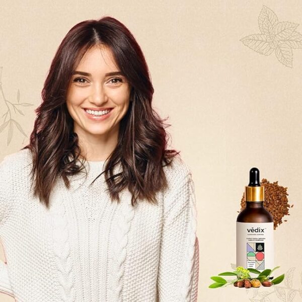 Vedix Rachan Intense Damage Restore Leave In Conditioner, Customized Ayurvedic Hair Serum For Dry Frizzy Hair - Image 4