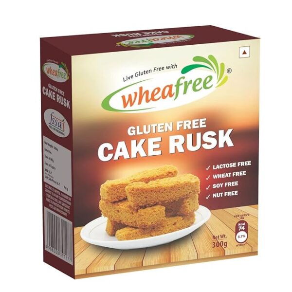 Wheafree Gluten Free Cake Rusk (300 Grams) Non-Veg | Tasty, Crunchy and Crispy | 100% Wholesome Ingredients - Image 5